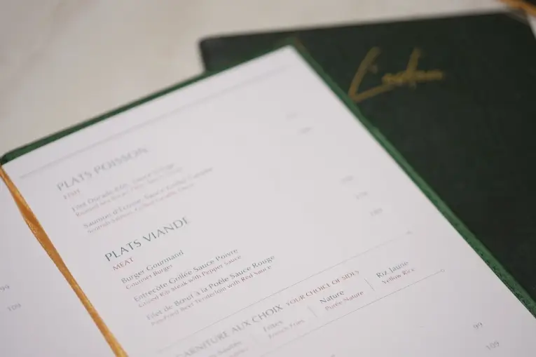 Menu Book